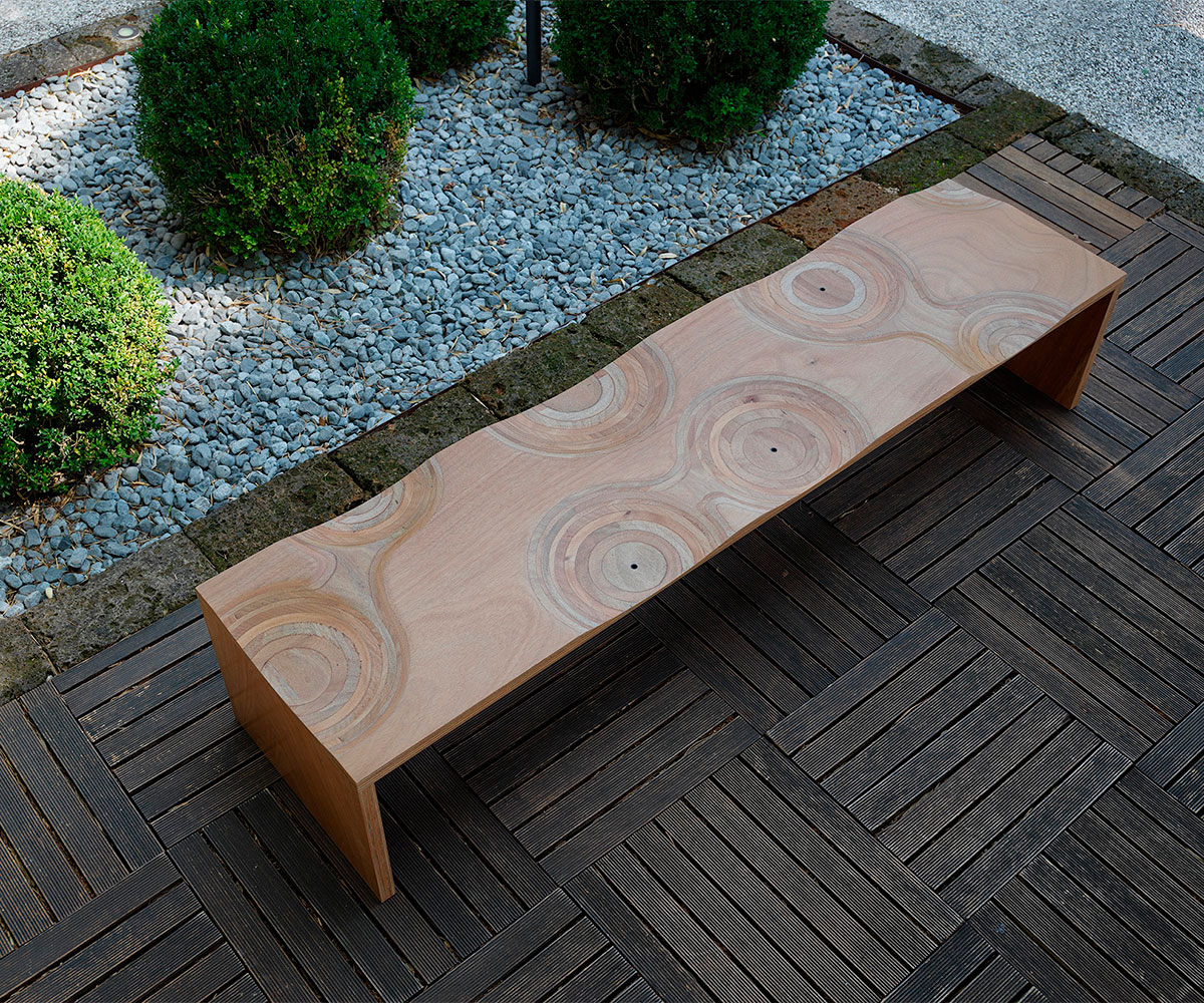 Bench Ripples Outdoor