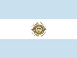 National flag of Argentina
