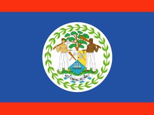National flag of Belize