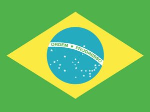 National flag of Brazil