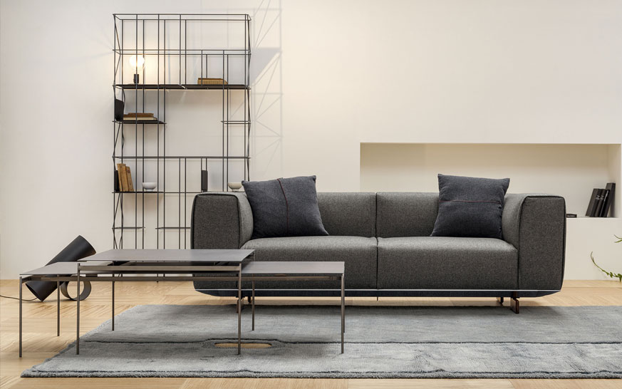 Coleman grey sofa