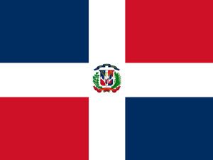 National flag of Dominican Republic