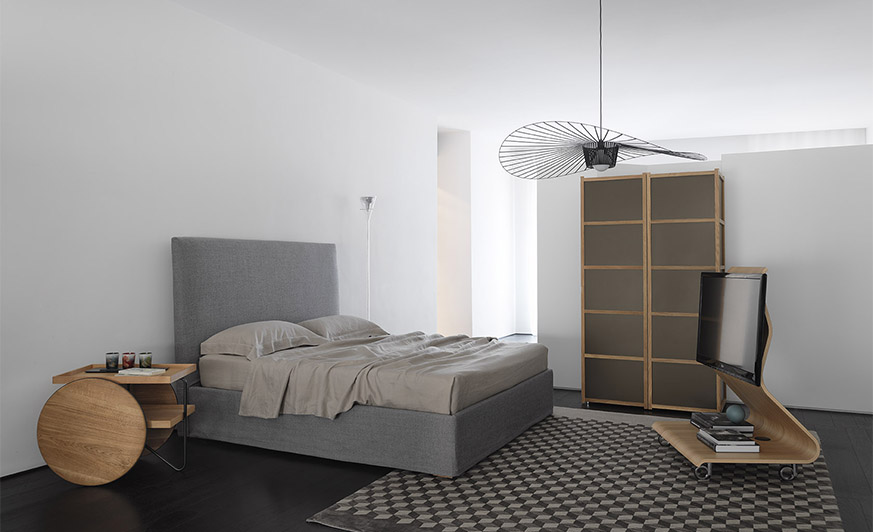 Panarea bed in a bedroom