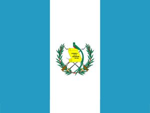 National flag of Guatemala