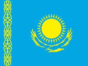 National flag of Kazakhstan