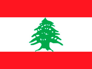 National flag Lebanon