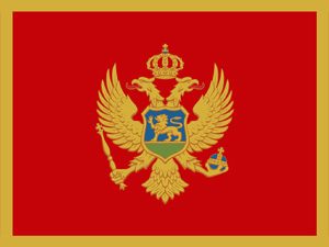 Bandiera nazionale Montenegro