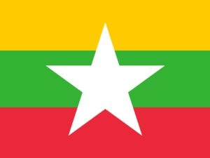 National flag of Myanmar