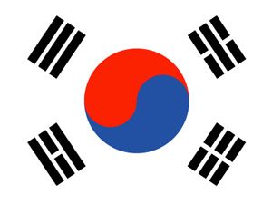 Bandiera nazionale South Korea
