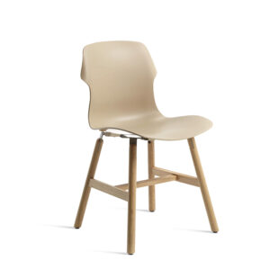 Sedia Stereo Wood Polipropilene