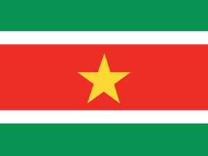 National flag of Suriname