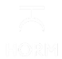 HORM logo white